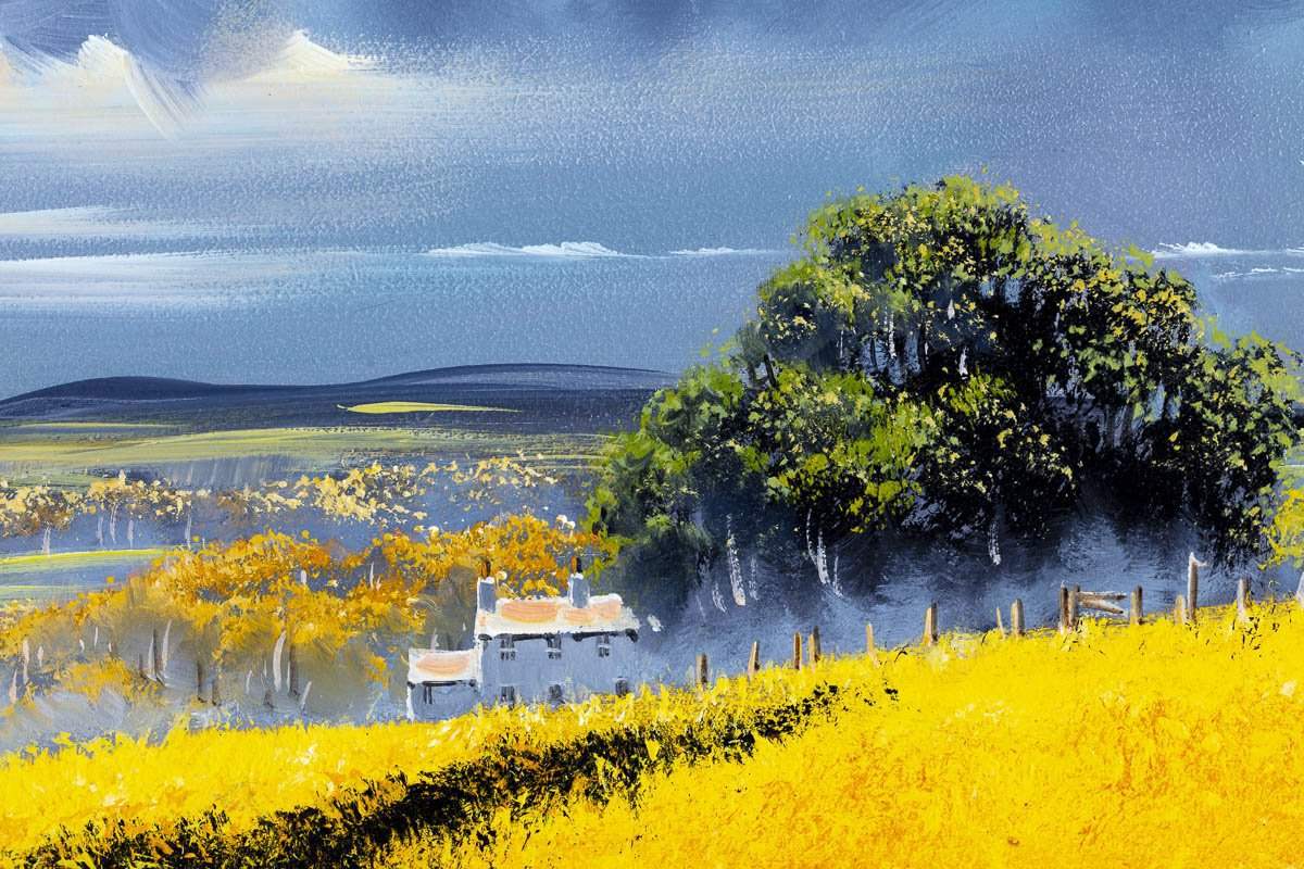 Amber Glow - Original - SOLD by artist Allan Morgan - Wyecliffe Galleries