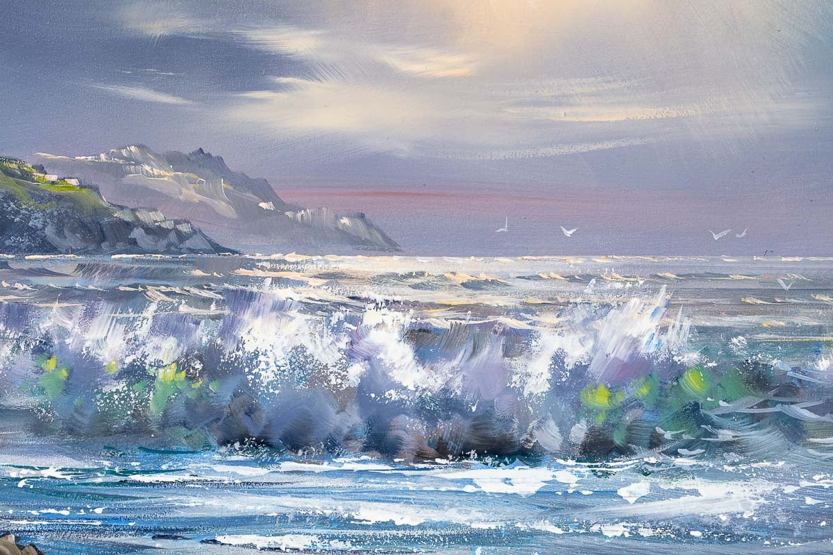 An Evening by the Sea - Original Allan Morgan Original