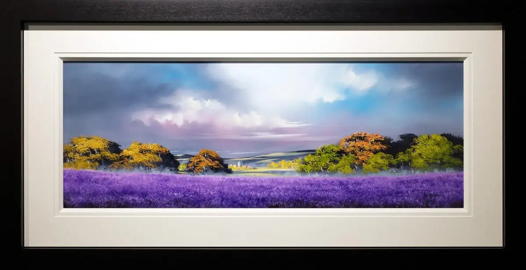 Autumn Lavender - SOLD by artist Allan Morgan - Wyecliffe Galleries