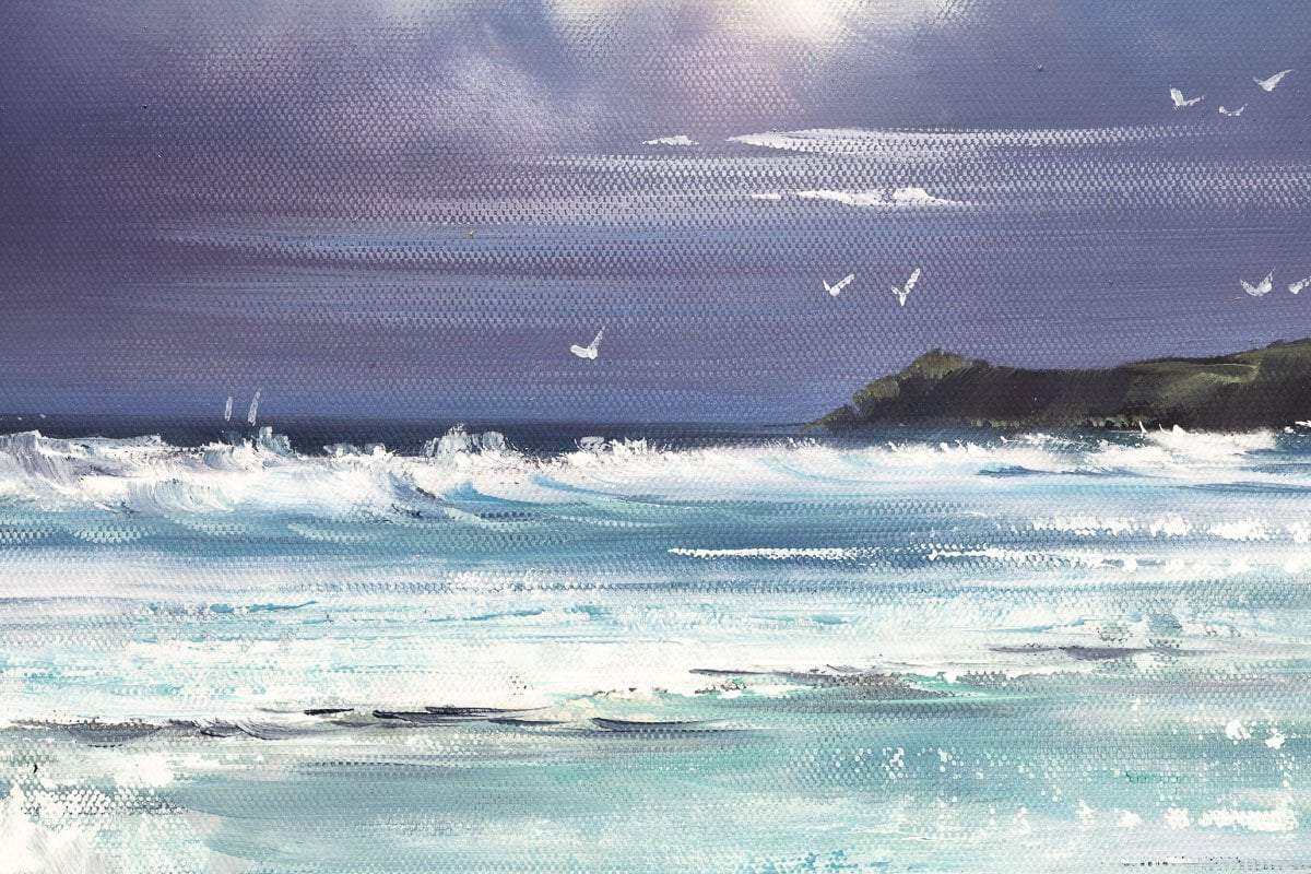 Before the Storm - Original - SOLD by artist Allan Morgan - Wyecliffe Galleries