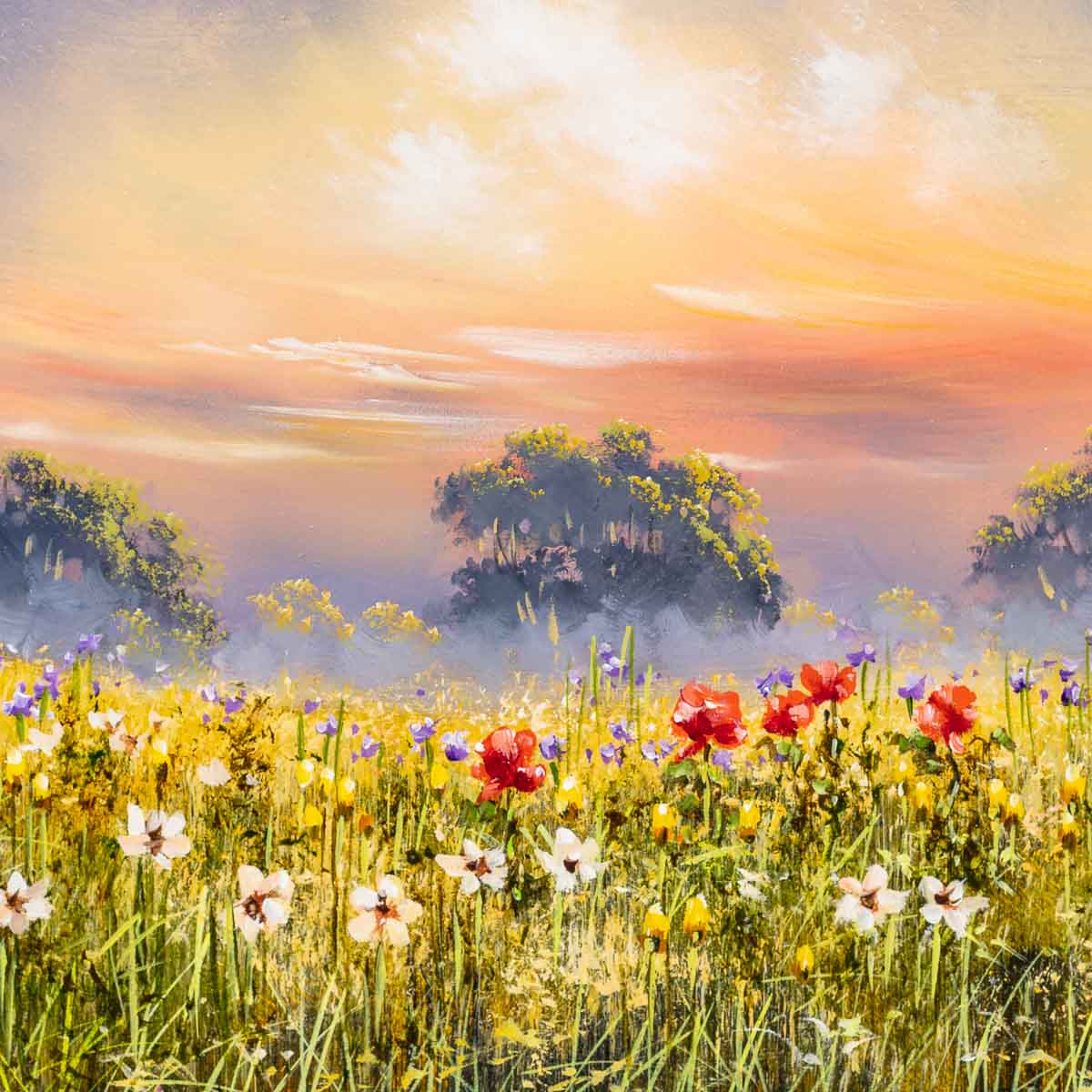 Blissful Meadow - Original Allan Morgan Framed