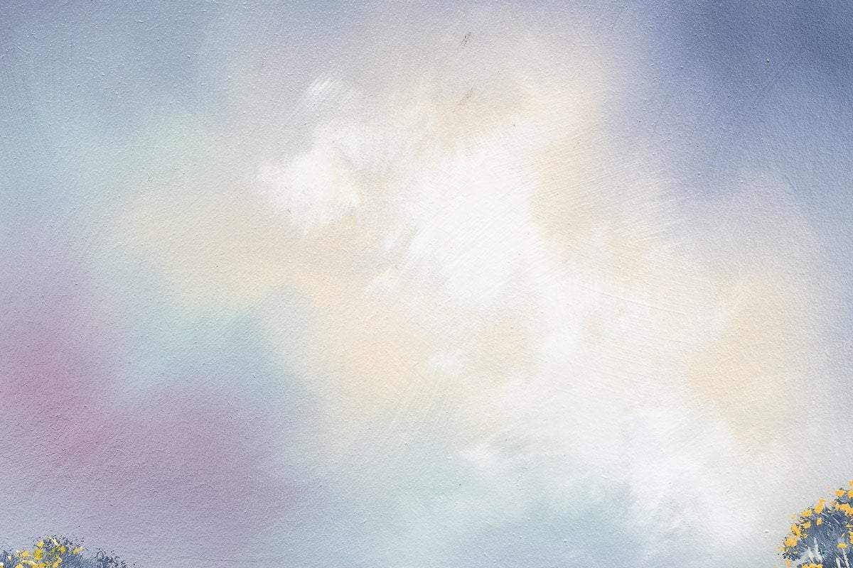 Blooming Meadow - Original - SOLD by artist Allan Morgan - Wyecliffe Galleries