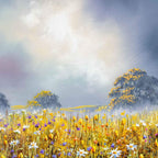 Blooming Meadow - Original - SOLD by artist Allan Morgan - Wyecliffe Galleries