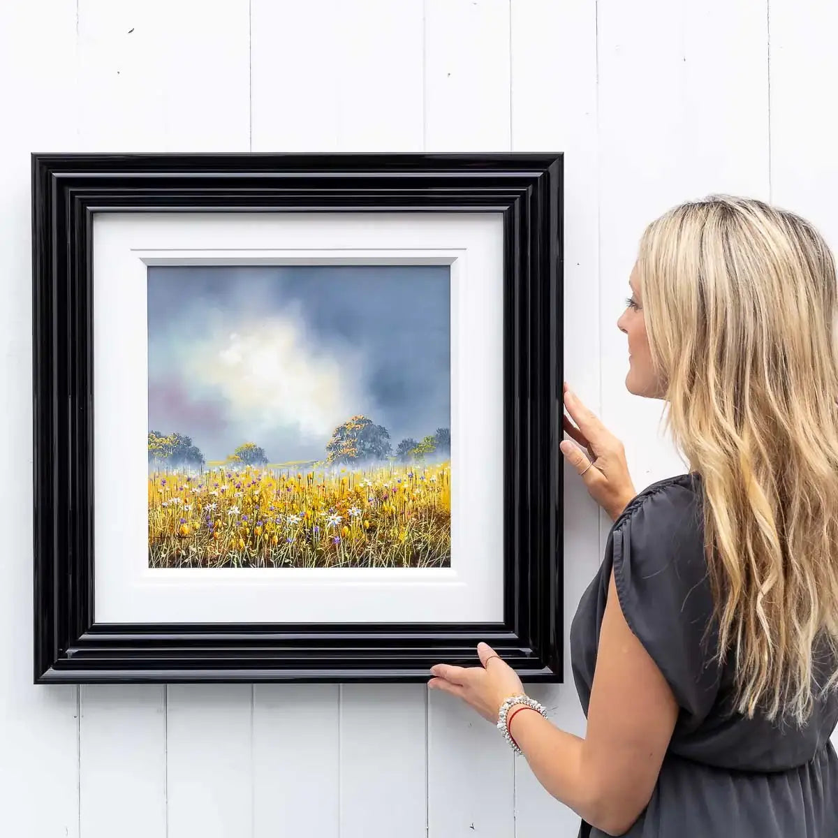 Blooming Meadow - Original - SOLD by artist Allan Morgan - Wyecliffe Galleries