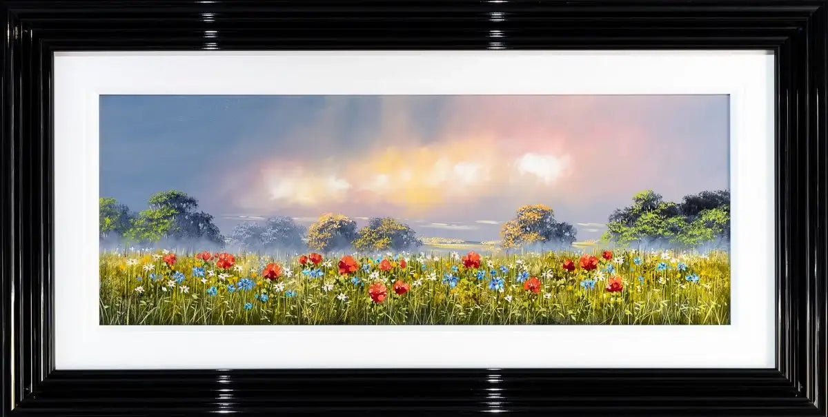 Blooming Skies - Original - SOLD by artist Allan Morgan - Wyecliffe Galleries