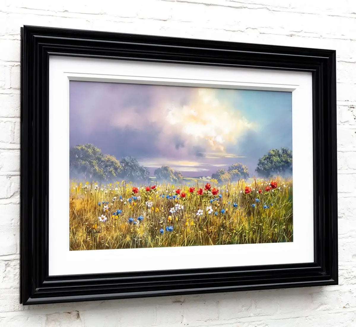 Blooming Under Violet Skies - Original - SOLD by artist Allan Morgan - Wyecliffe Galleries