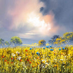 Blooming Wildflower - Original - SOLD by artist Allan Morgan - Wyecliffe Galleries