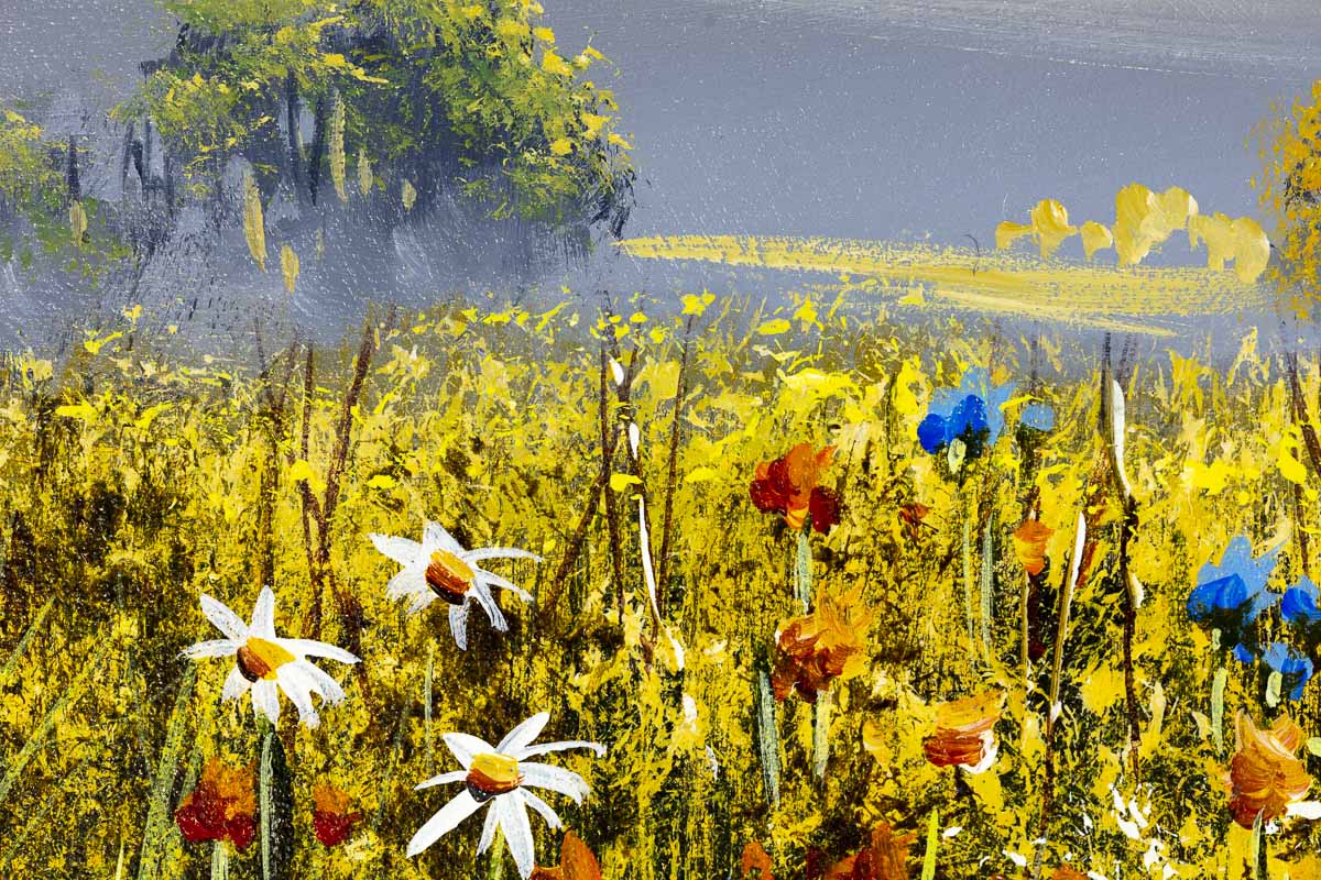 Blooming Wildflower - Original Allan Morgan Framed