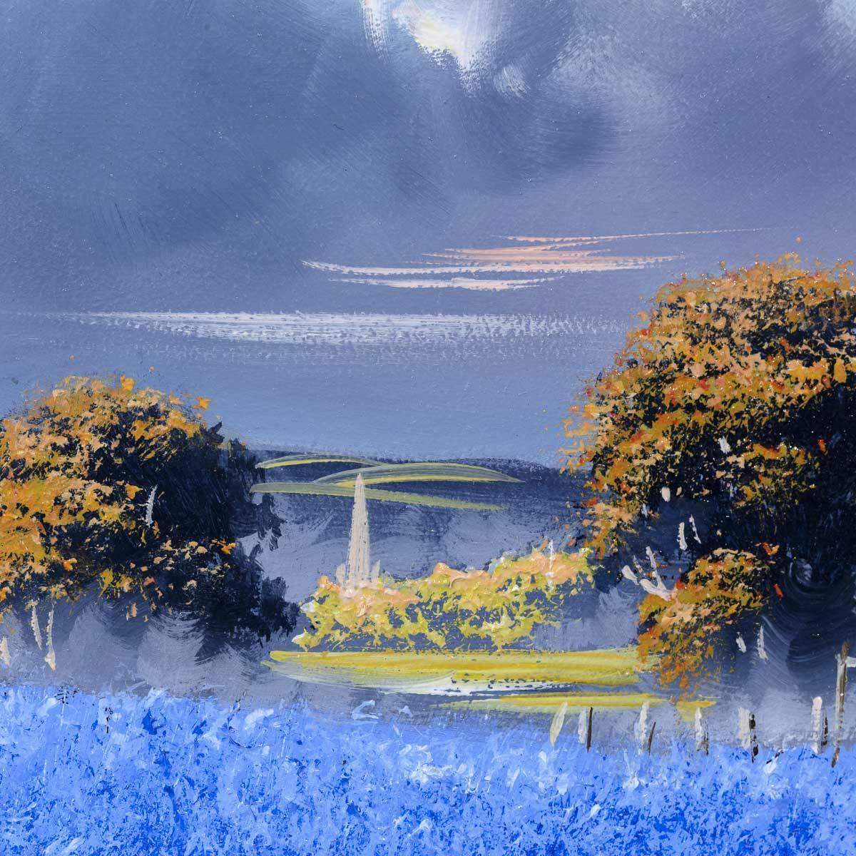 Bluebell Amble - Original - SOLD by artist Allan Morgan - Wyecliffe Galleries