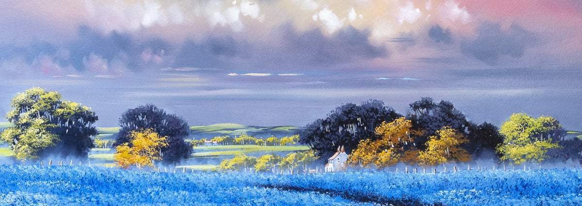 Bluebell Blossom - Original - SOLD by artist Allan Morgan - Wyecliffe Galleries