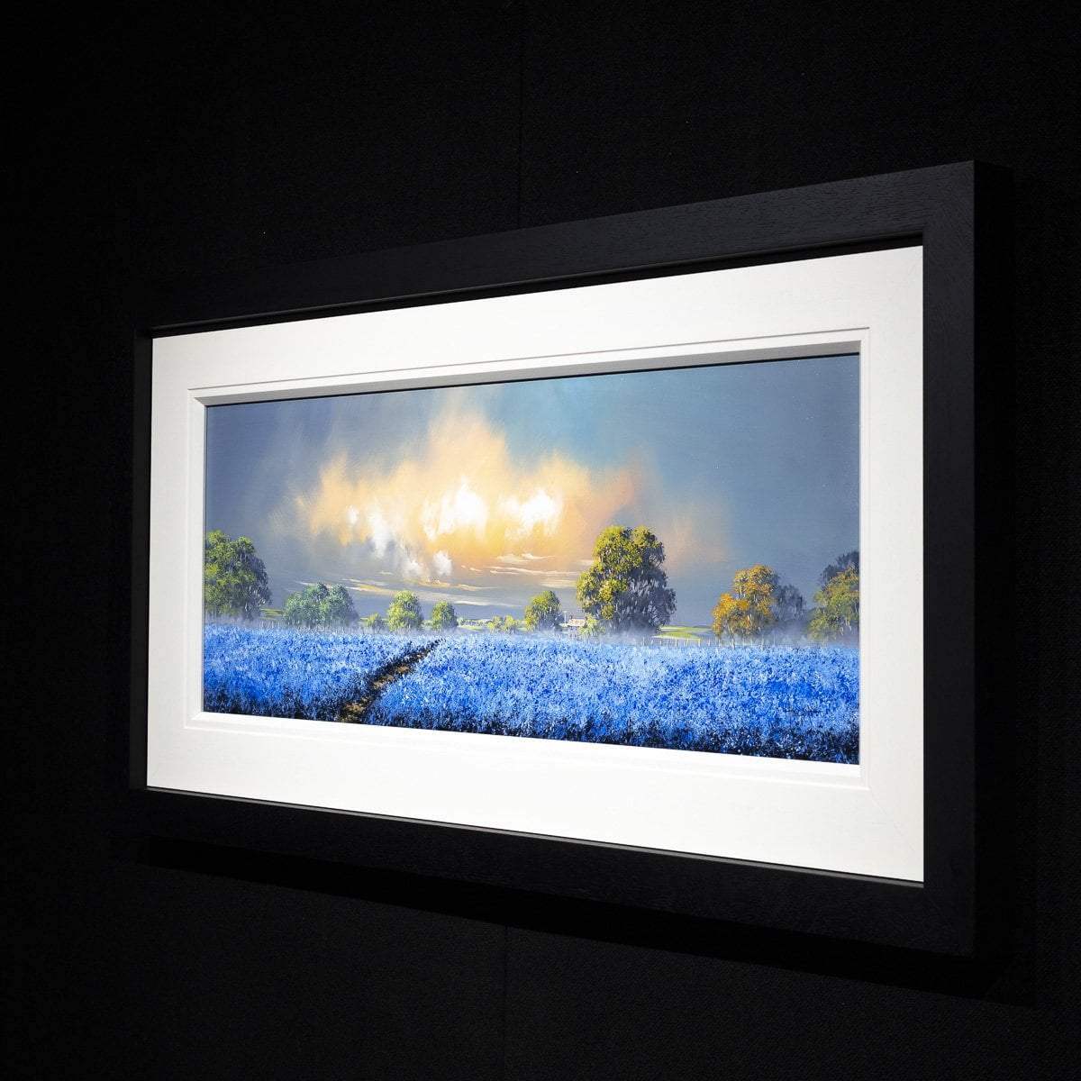 Bluebell Field - Original - SOLD by artist Allan Morgan - Wyecliffe Galleries