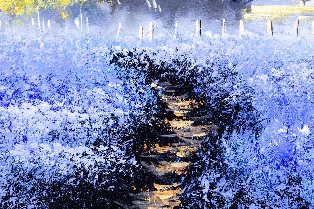 Bluebells in Bloom - Original - SOLD by artist Allan Morgan - Wyecliffe Galleries