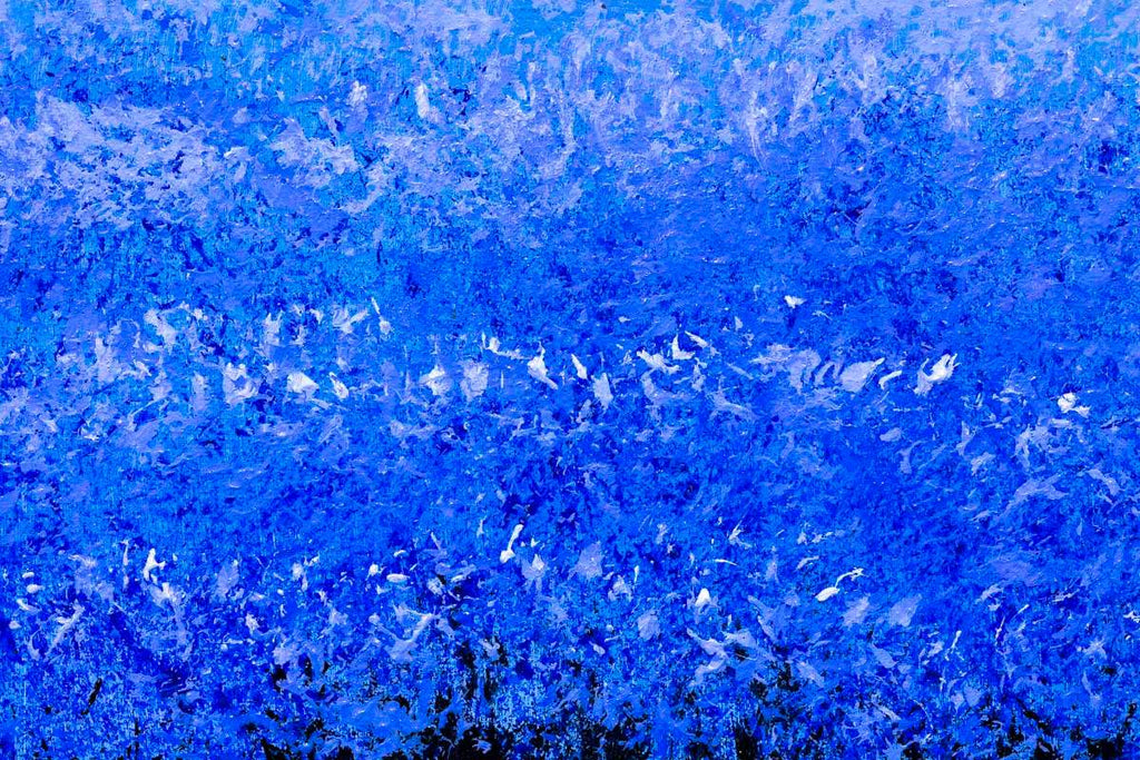 Bluebells in Bloom - Original - SOLD by artist Allan Morgan - Wyecliffe Galleries