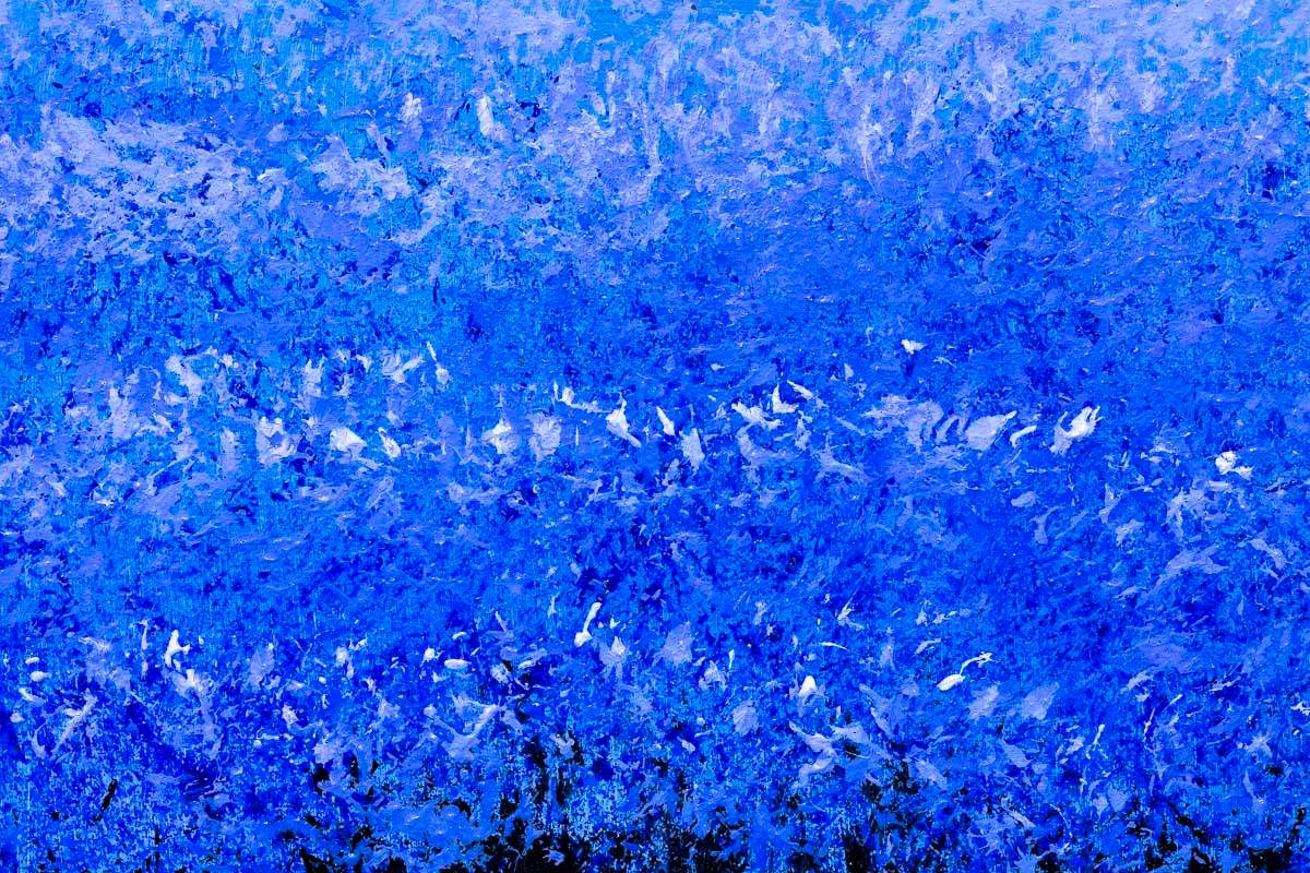 Bluebells in Bloom - Original - SOLD by artist Allan Morgan - Wyecliffe Galleries