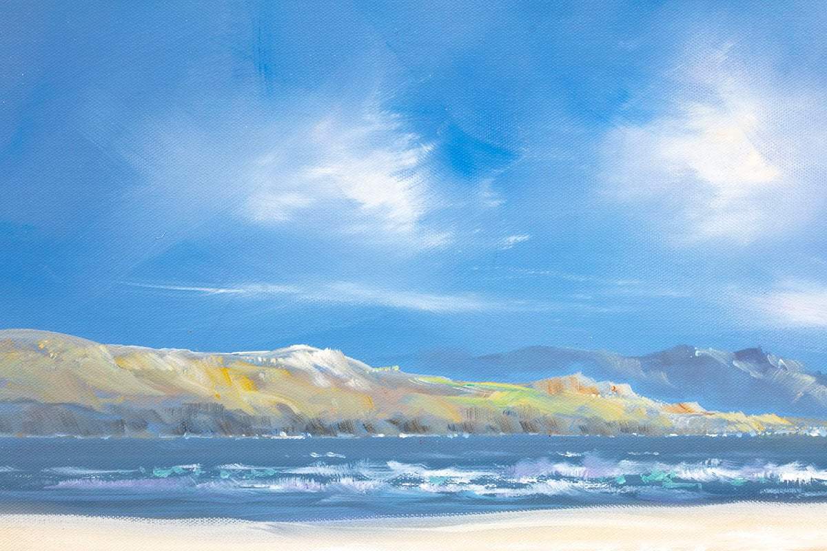 Boat Ashore - Original by artist Allan Morgan - Wyecliffe Galleries