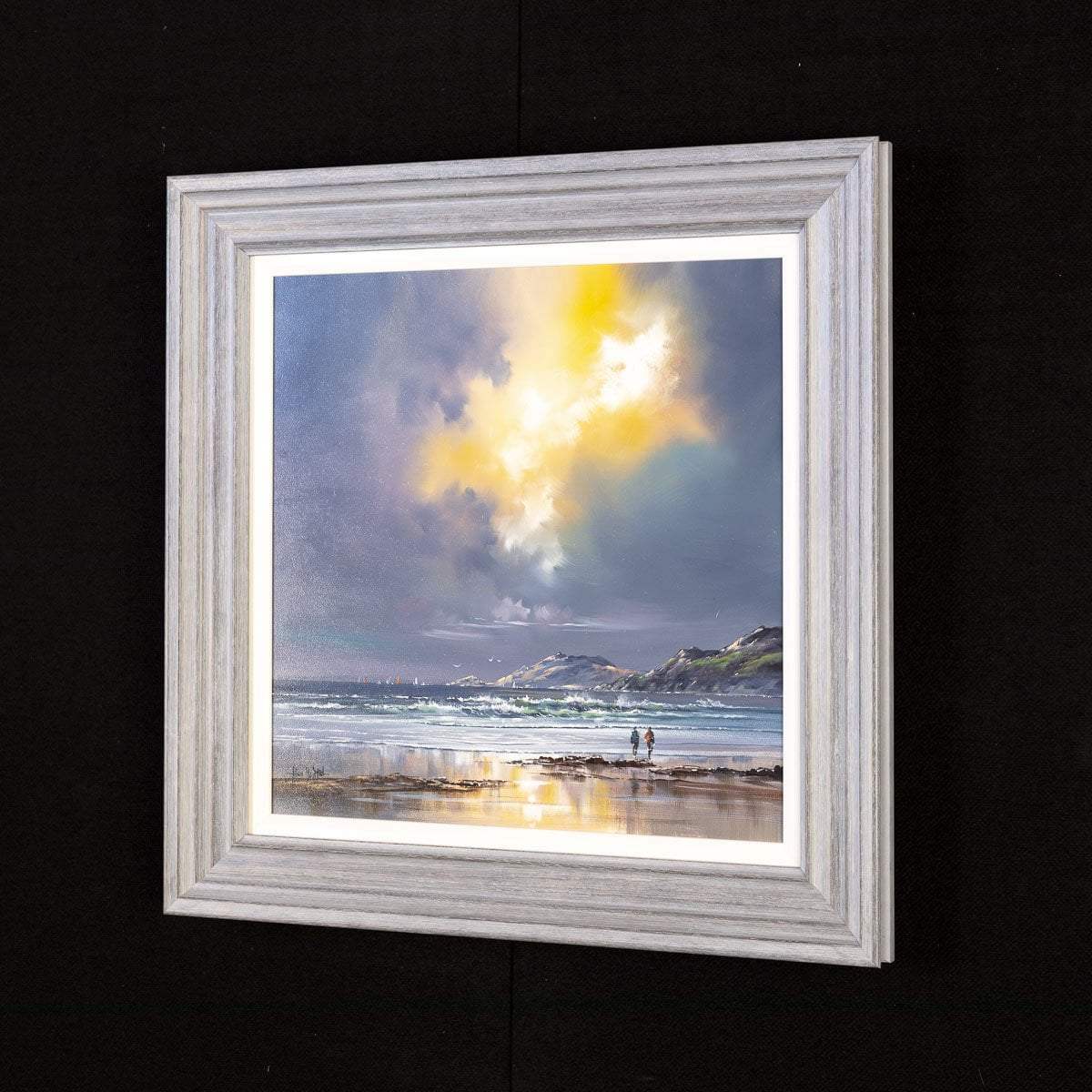 Boats on The Horizon - Original - SOLD by artist Allan Morgan - Wyecliffe Galleries