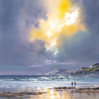 Boats on The Horizon - Original - SOLD by artist Allan Morgan - Wyecliffe Galleries