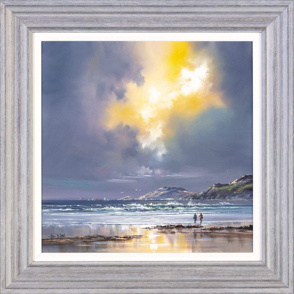 Boats on The Horizon - Original - SOLD by artist Allan Morgan - Wyecliffe Galleries