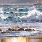 Breaking Light - Original - SOLD by artist Allan Morgan - Wyecliffe Galleries