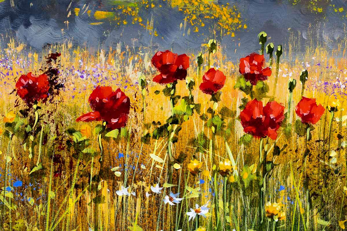 Breaking Sun I - Original - SOLD by artist Allan Morgan - Wyecliffe Galleries