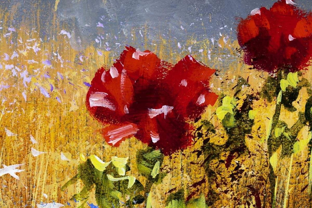 Breaking Sun I - Original - SOLD by artist Allan Morgan - Wyecliffe Galleries