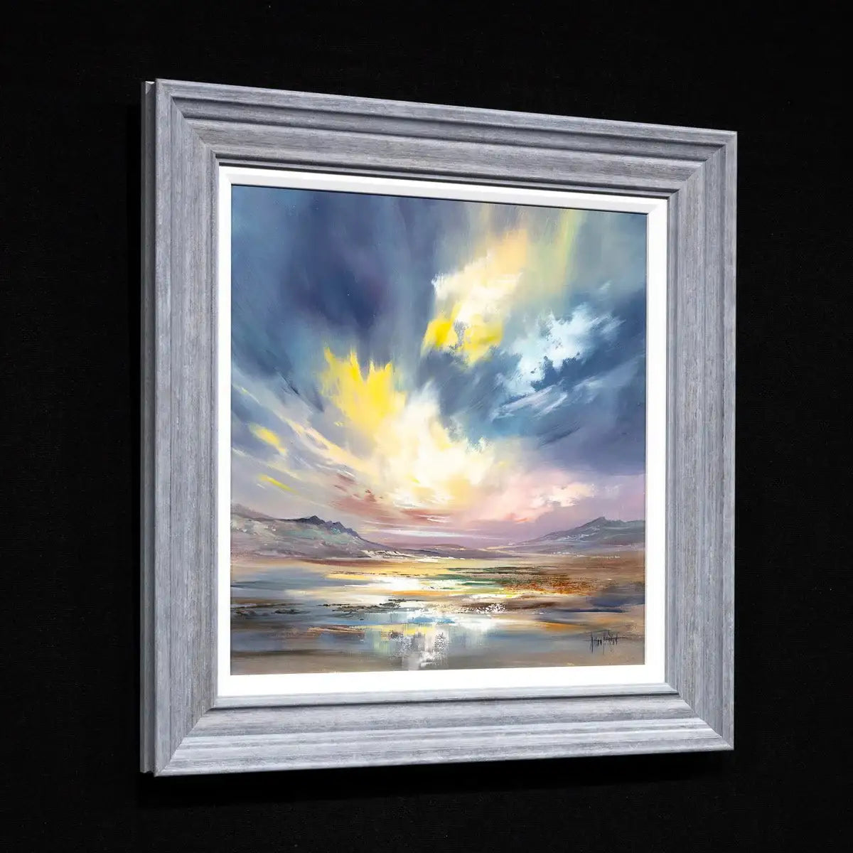 Bursts of Colour - Original SOLD by artist Allan Morgan - Wyecliffe Galleries