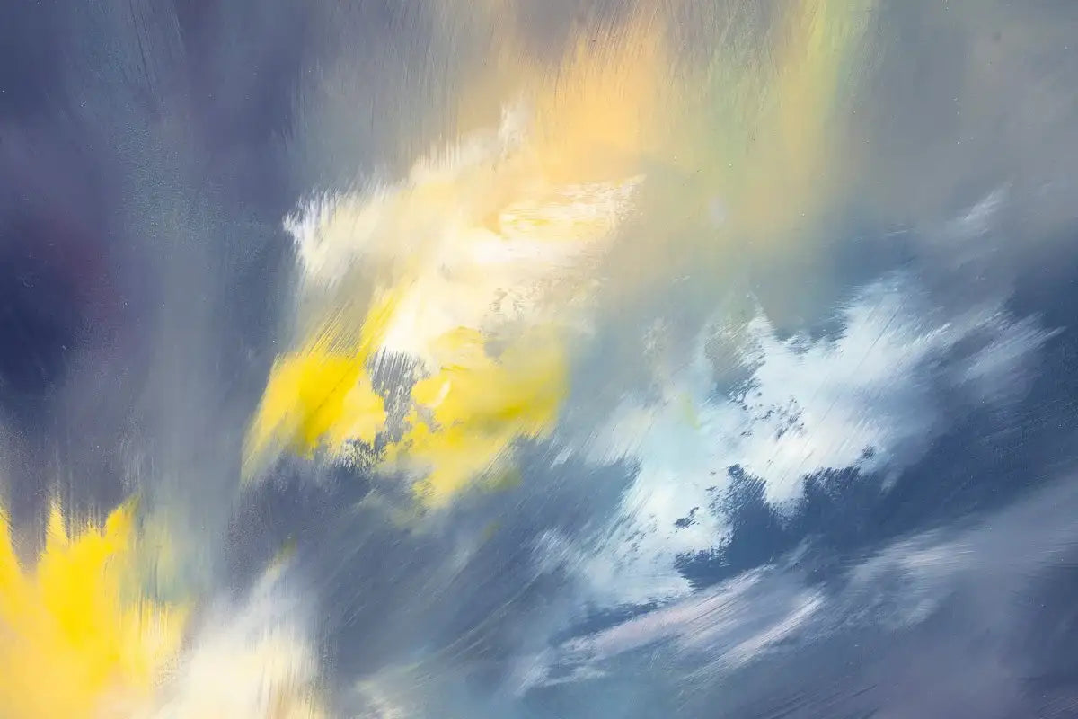 Bursts of Colour - Original SOLD by artist Allan Morgan - Wyecliffe Galleries