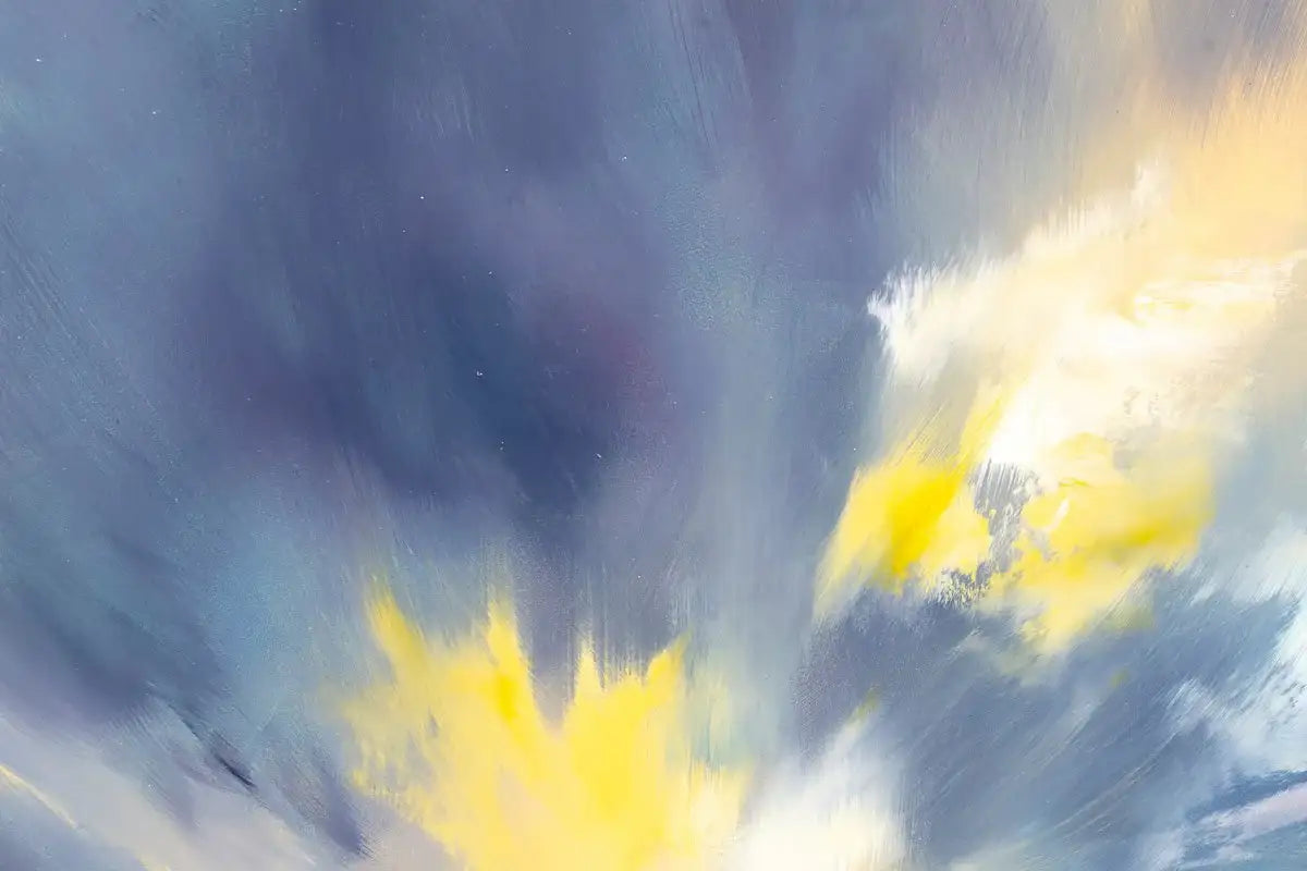 Bursts of Colour - Original SOLD by artist Allan Morgan - Wyecliffe Galleries