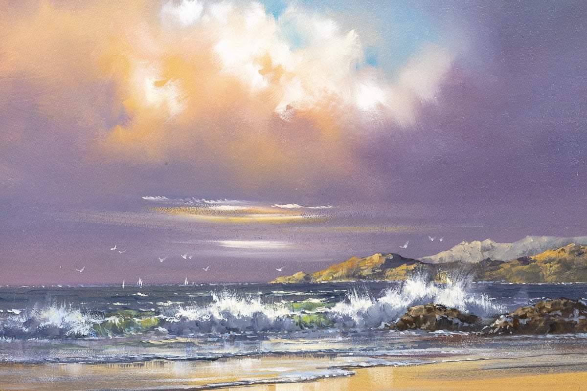 By the Sea - Original - SOLD by artist Allan Morgan - Wyecliffe Galleries