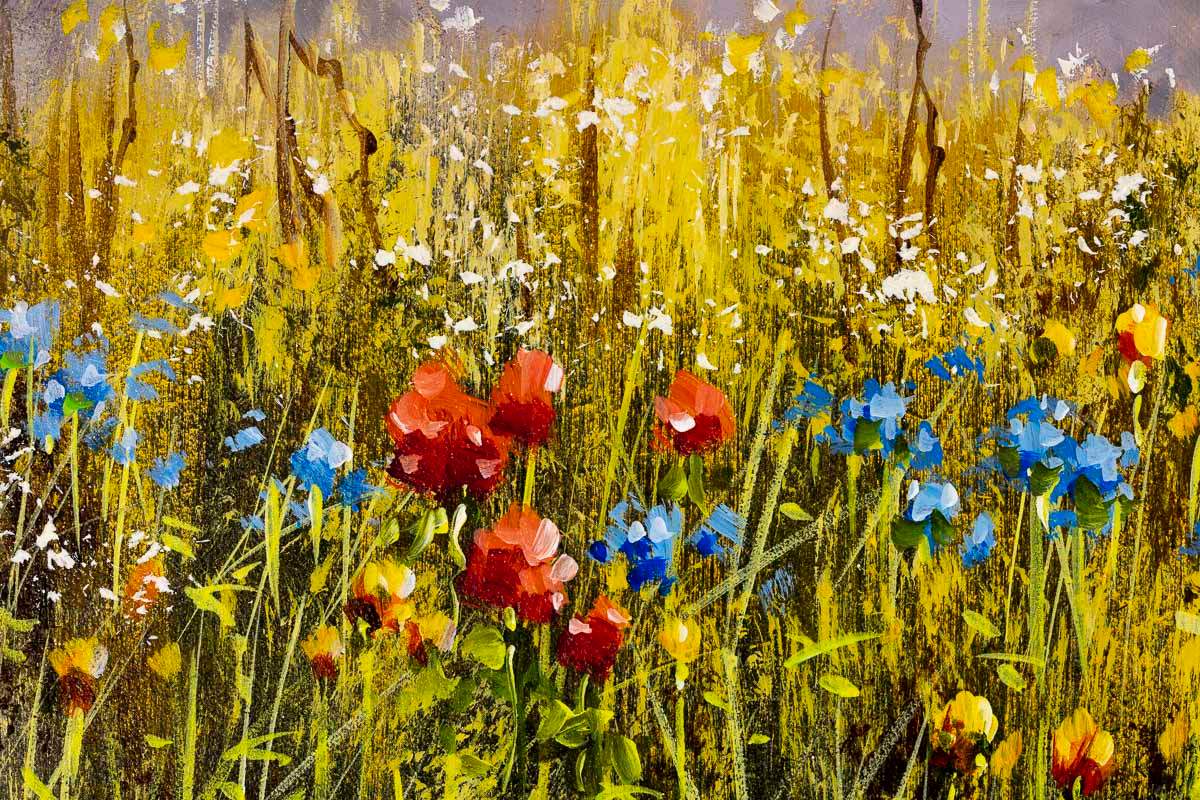 Calming Clouds - Original - SOLD by artist Allan Morgan - Wyecliffe Galleries