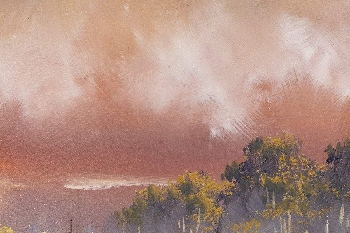 Calming Clouds - Original Allan Morgan Framed
