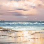 Calming Waves - Original - SOLD by artist Allan Morgan - Wyecliffe Galleries