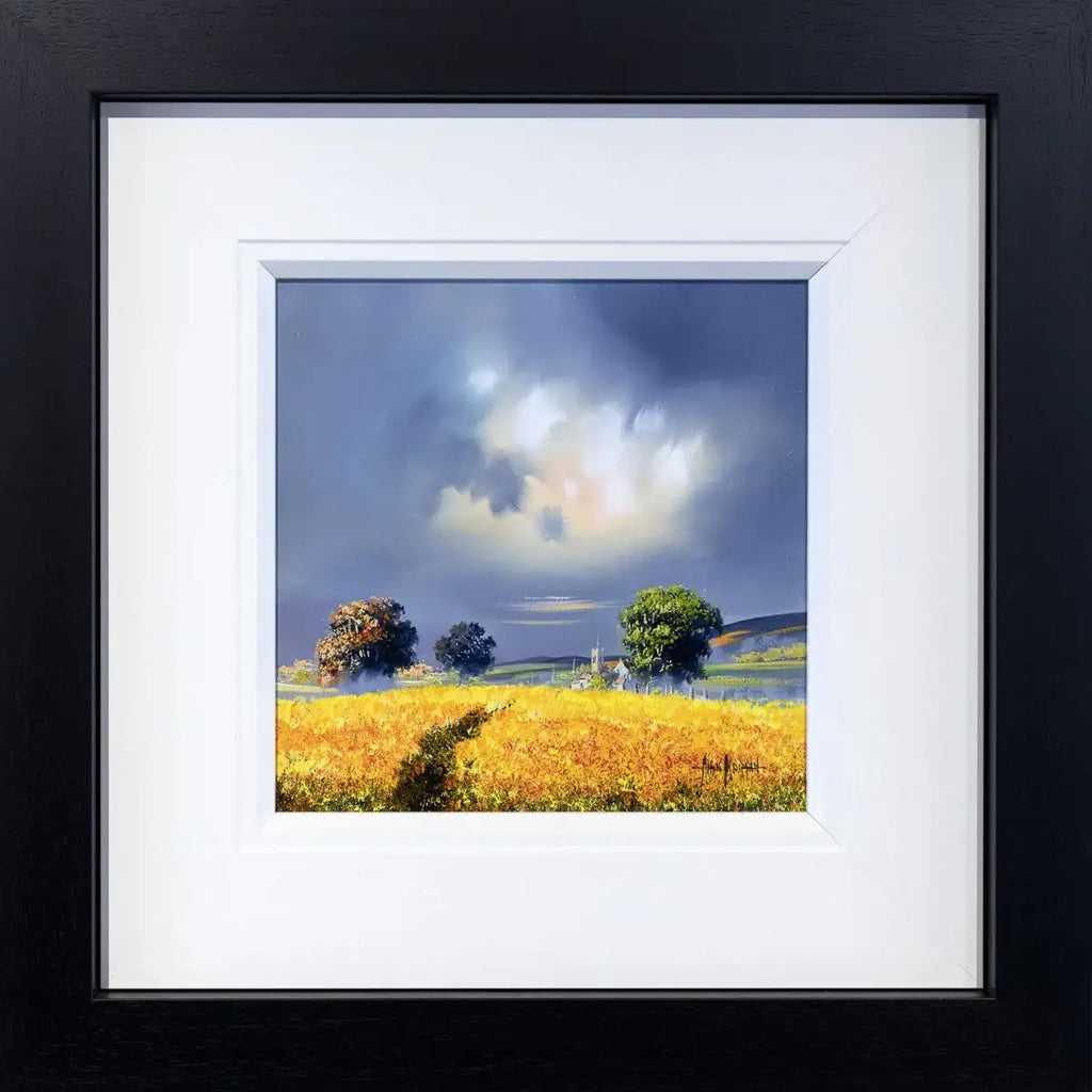 Canola Fields - Original - SOLD by artist Allan Morgan - Wyecliffe Galleries