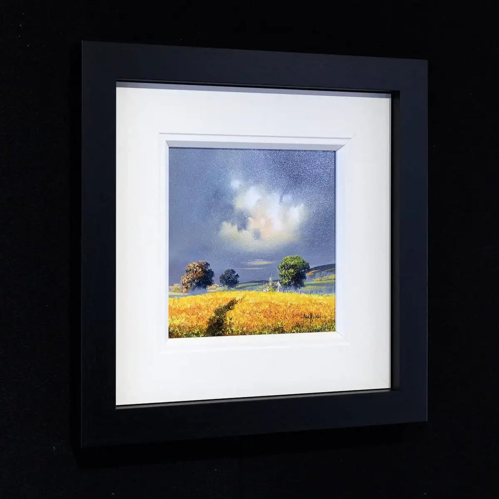 Canola Fields - Original - SOLD by artist Allan Morgan - Wyecliffe Galleries
