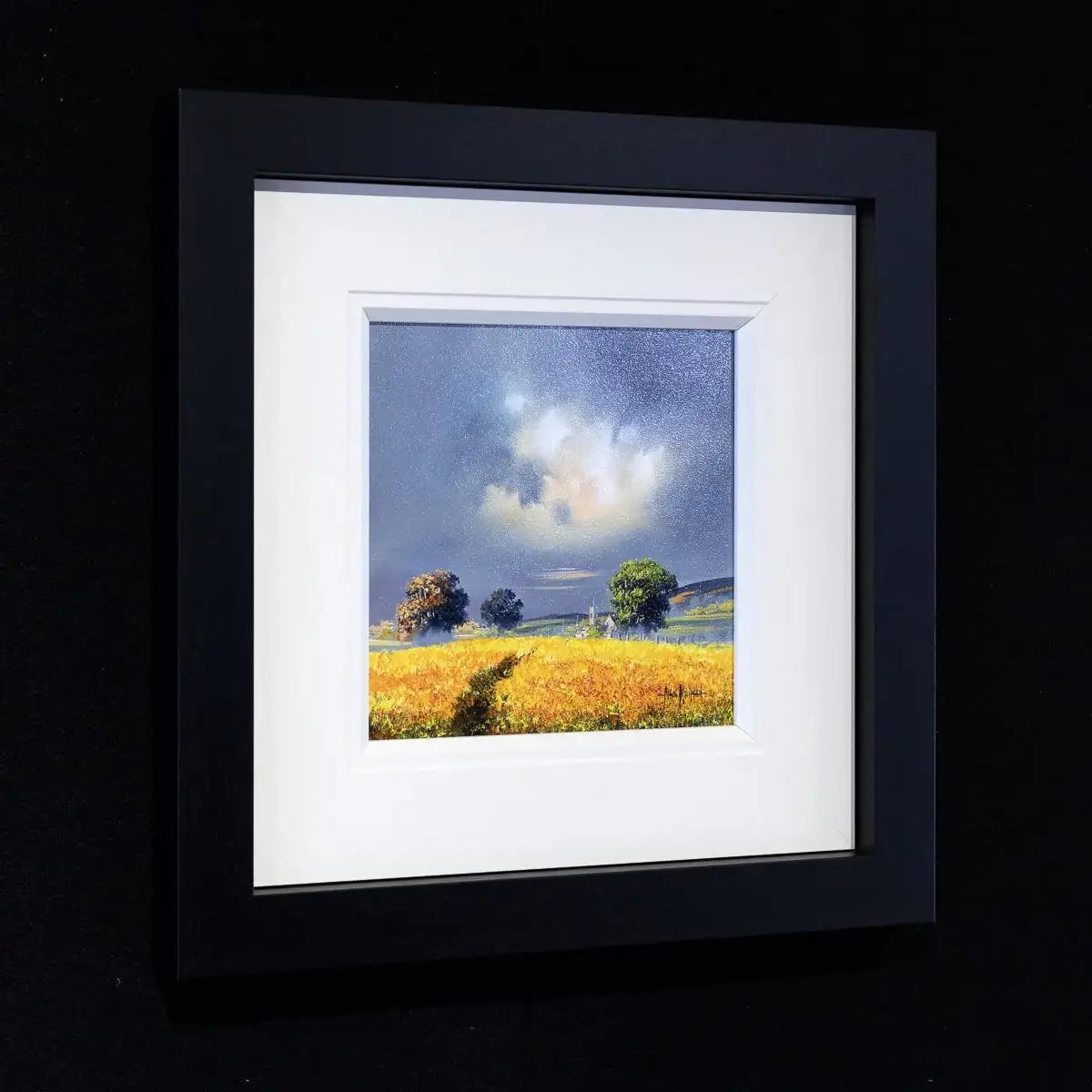 Canola Fields - Original - SOLD by artist Allan Morgan - Wyecliffe Galleries