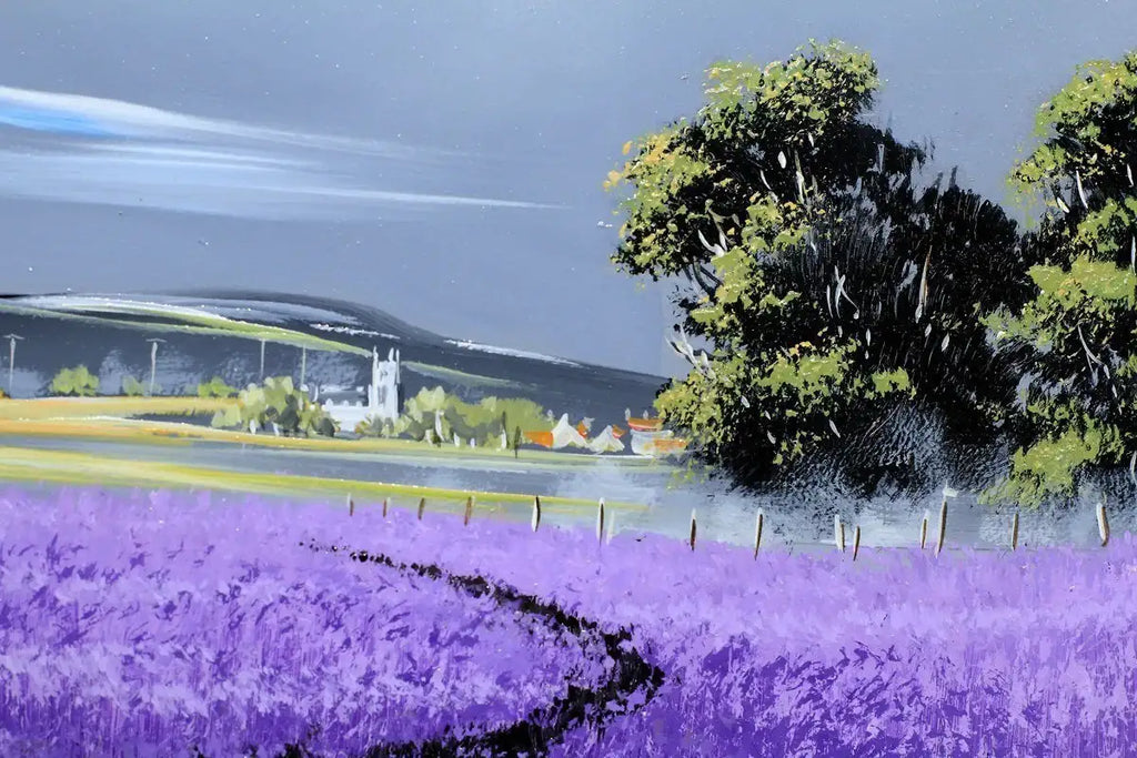 Church on the Hill - SOLD by artist Allan Morgan - Wyecliffe Galleries