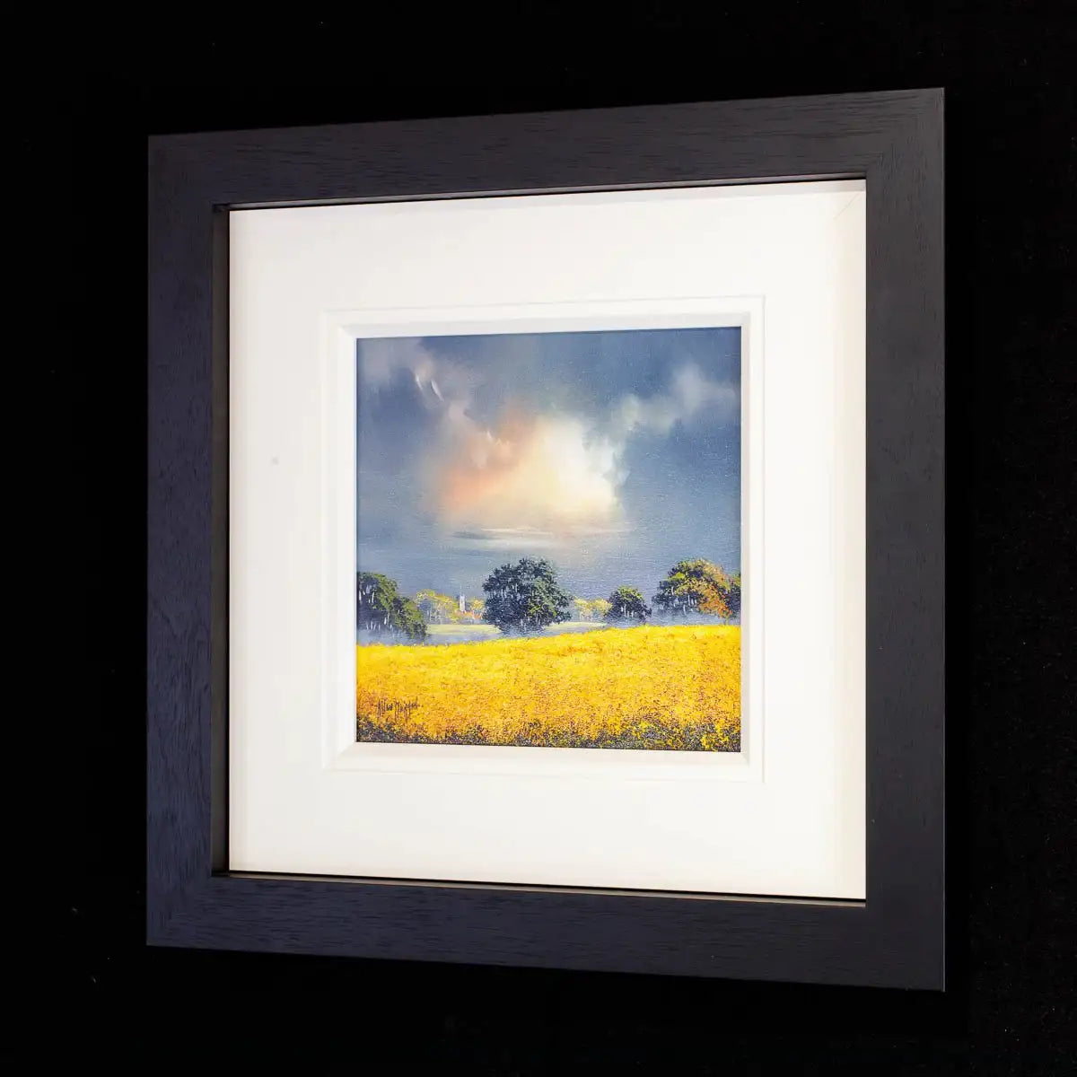 Cloudy Skies - Original - SOLD by artist Allan Morgan - Wyecliffe Galleries