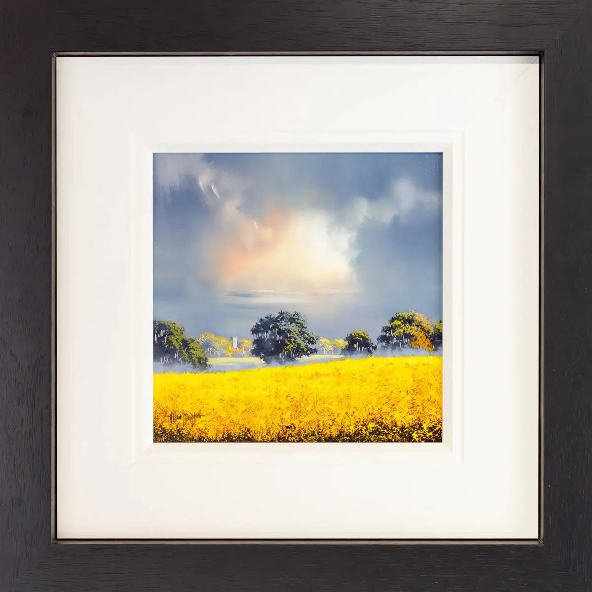 Cloudy Skies - Original - SOLD by artist Allan Morgan - Wyecliffe Galleries