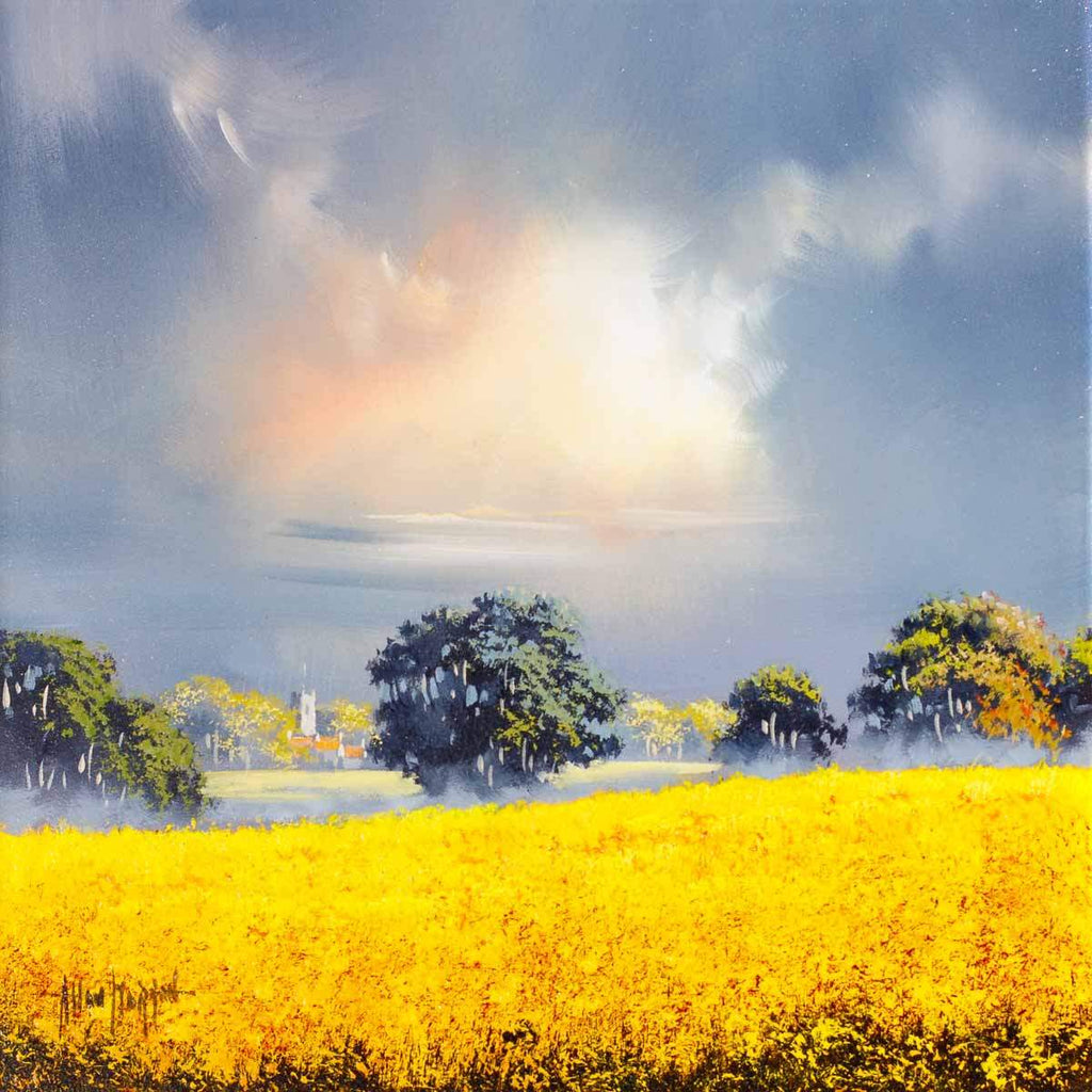 Cloudy Skies - Original - SOLD by artist Allan Morgan - Wyecliffe Galleries