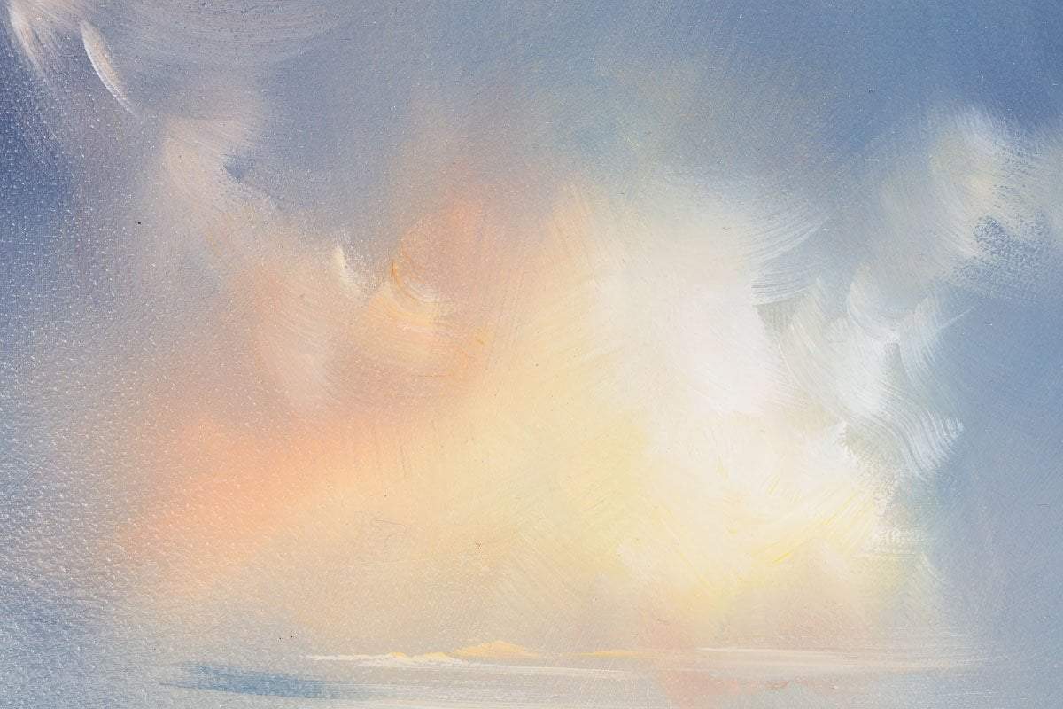 Cloudy Skies - Original Allan Morgan Framed