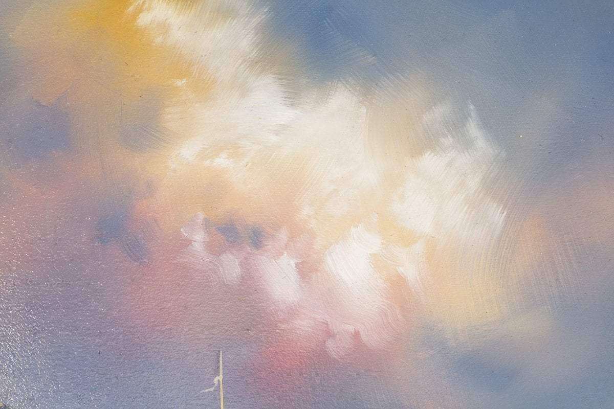 Coastal Dreaming - Original - SOLD by artist Allan Morgan - Wyecliffe Galleries