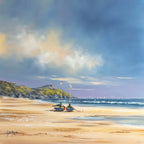 Coastal Waves - Original - SOLD by artist Allan Morgan - Wyecliffe Galleries