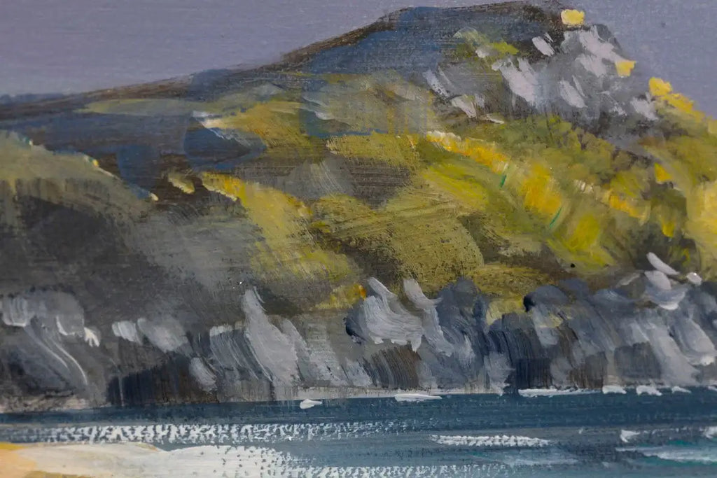 Coastal Waves - Original - SOLD by artist Allan Morgan - Wyecliffe Galleries