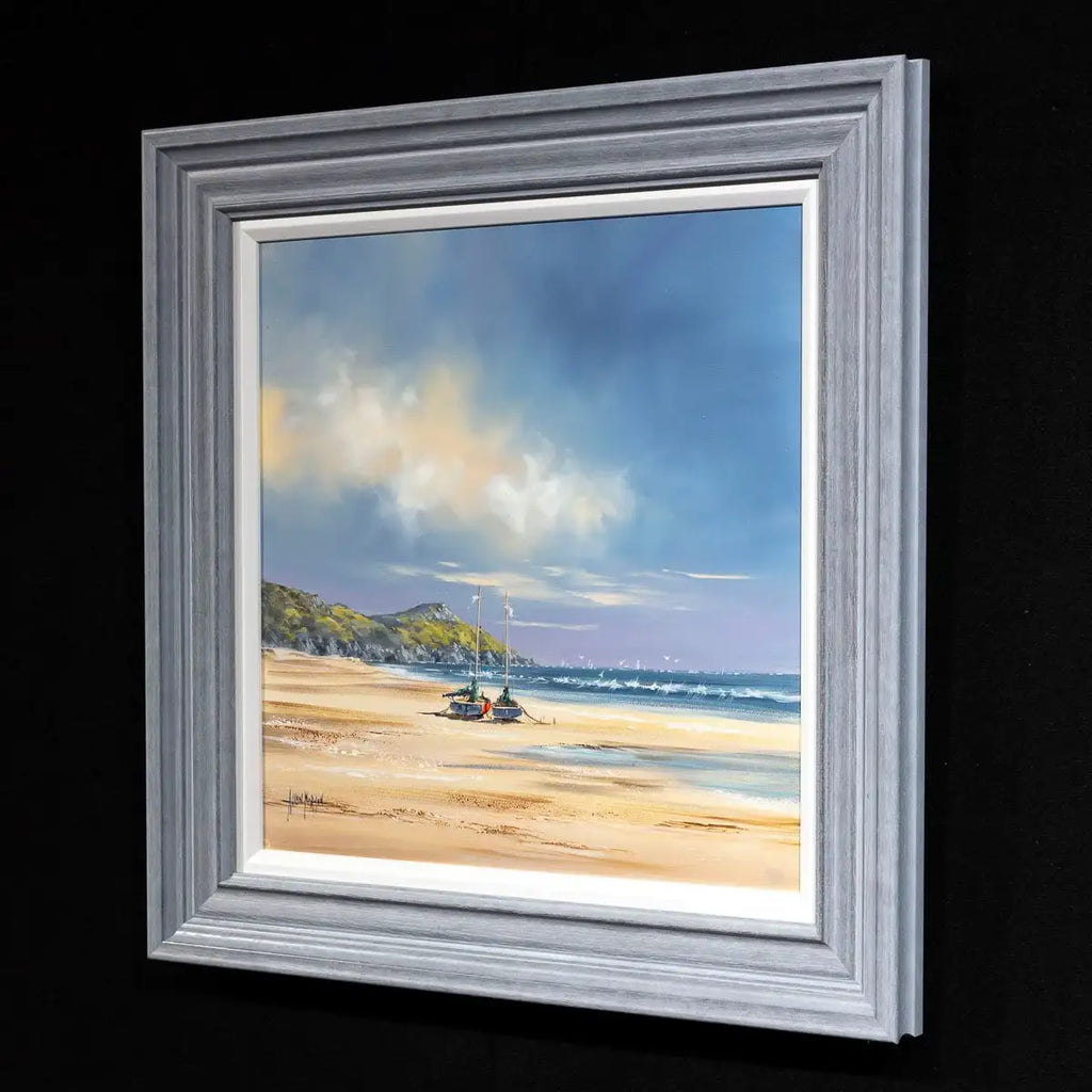 Coastal Waves - Original - SOLD by artist Allan Morgan - Wyecliffe Galleries