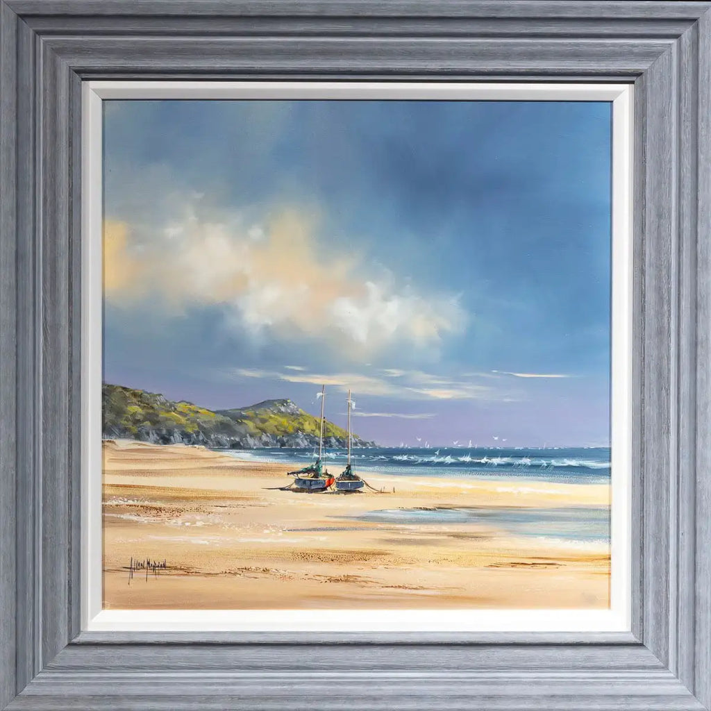 Coastal Waves - Original - SOLD by artist Allan Morgan - Wyecliffe Galleries