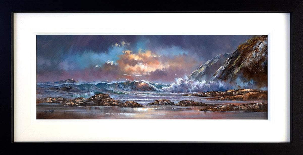 Crashing Waves - Original - SOLD by artist Allan Morgan - Wyecliffe Galleries