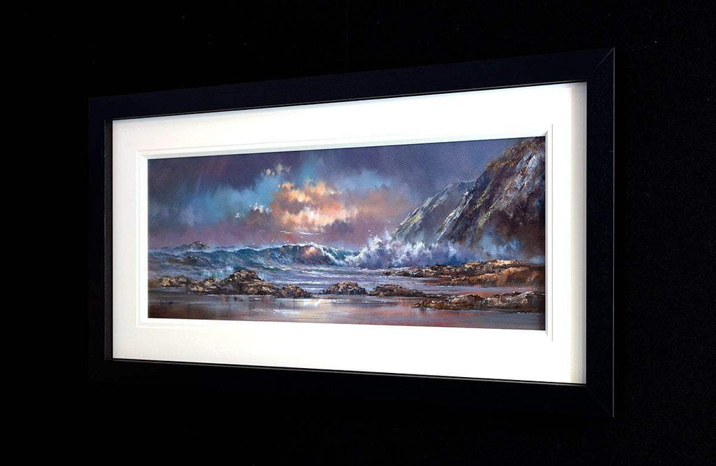 Crashing Waves - Original - SOLD by artist Allan Morgan - Wyecliffe Galleries