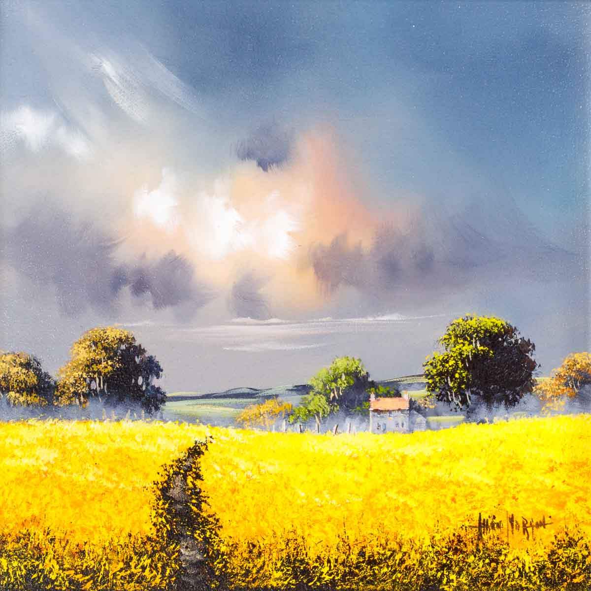 Escape to the Countryside - Original - SOLD by artist Allan Morgan - Wyecliffe Galleries