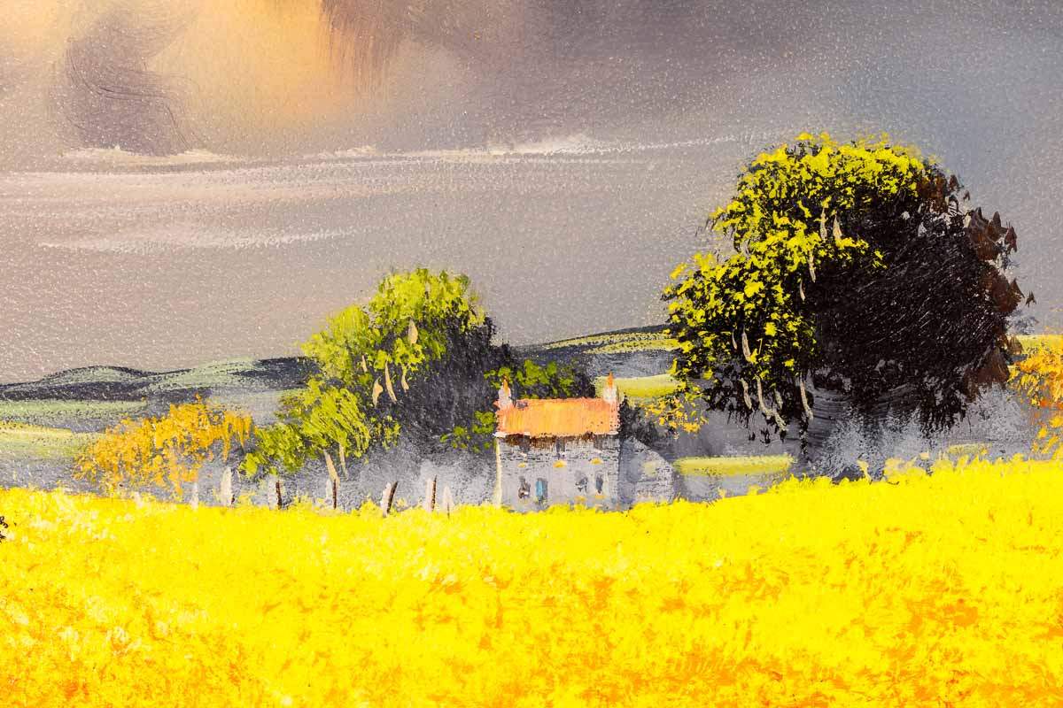 Escape to the Countryside - Original - SOLD by artist Allan Morgan - Wyecliffe Galleries