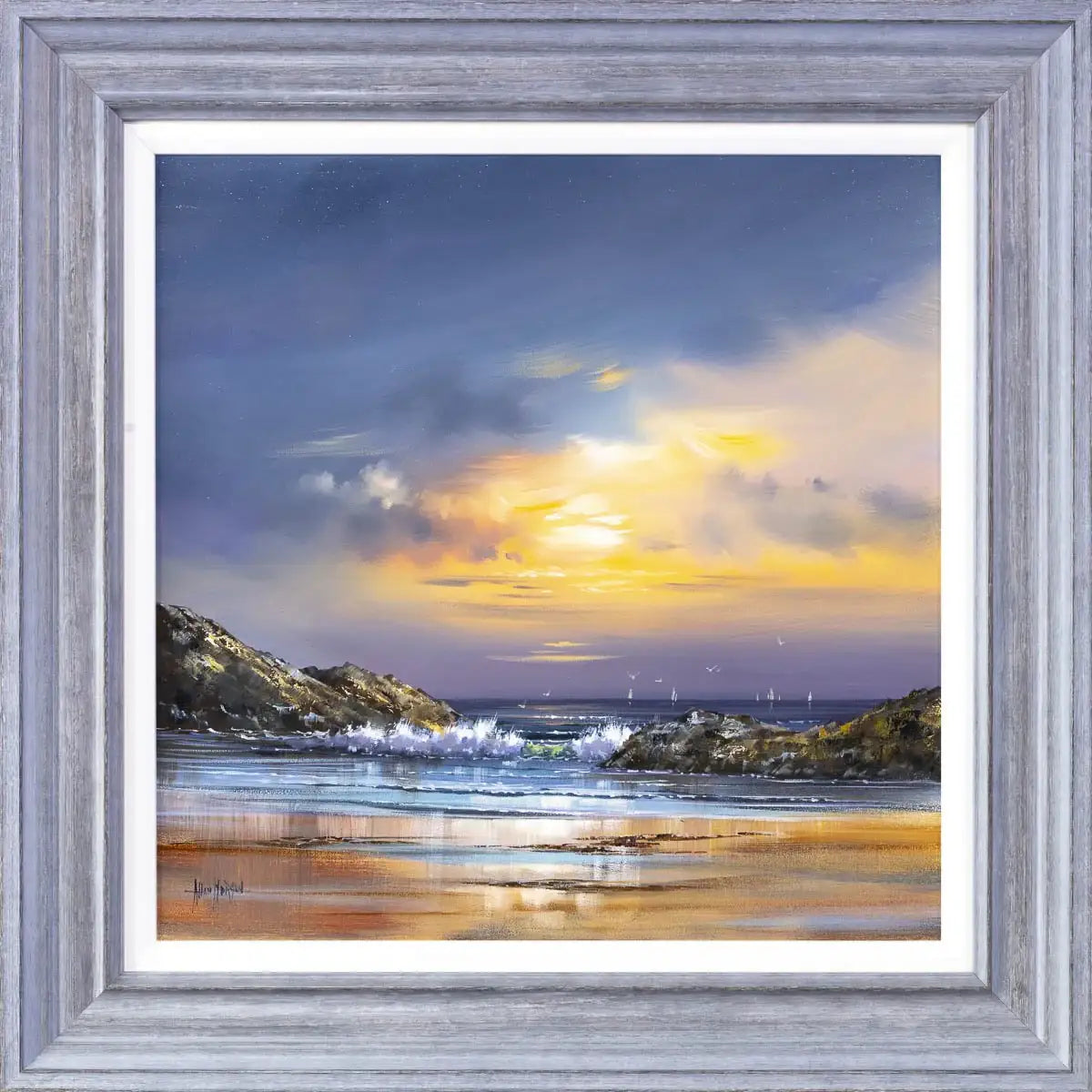 Evening Sky I - Original - SOLD by artist Allan Morgan - Wyecliffe Galleries